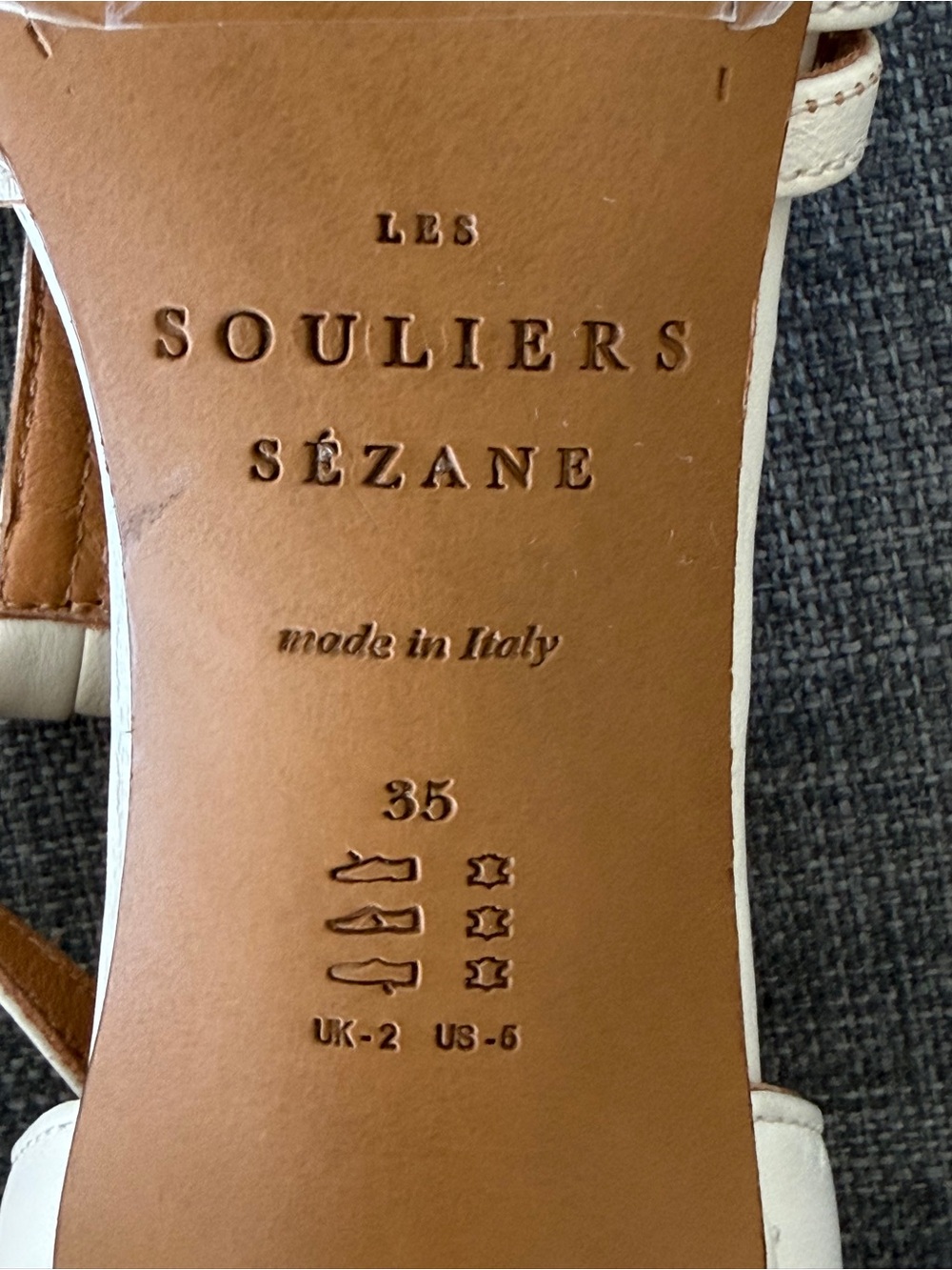 SÉZANE
HIGH HORSENSE SANDALS – SMOOTH ECRU VEGETABLE-TANNED GOATSKIN – Size 35 - Picture 9 of 16